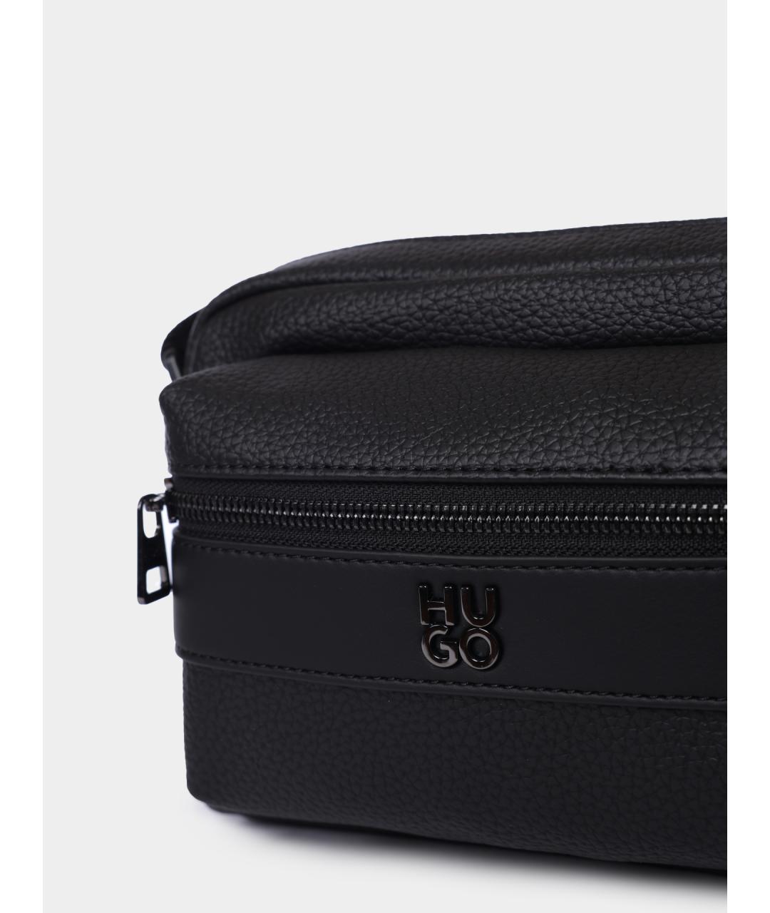 HUGO Черная сумка на плечо, фото 5