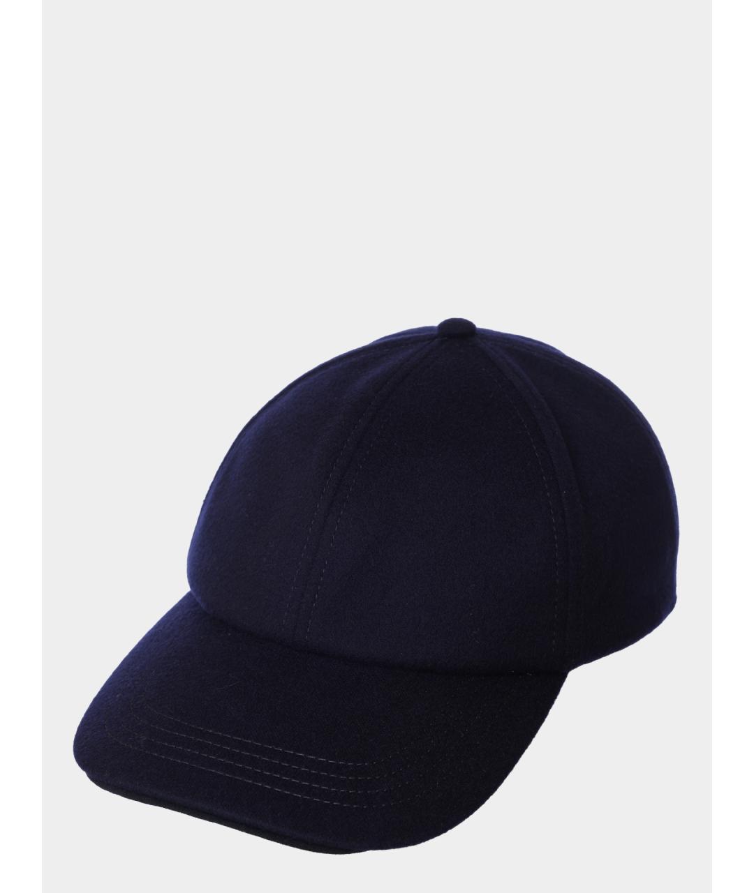 SEASE Темно-синяя кашемировая кепка/бейсболка, фото 5