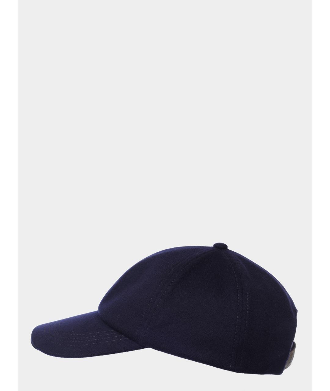 SEASE Темно-синяя кашемировая кепка/бейсболка, фото 2