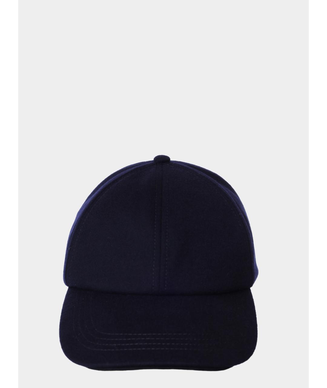 SEASE Темно-синяя кашемировая кепка/бейсболка, фото 3