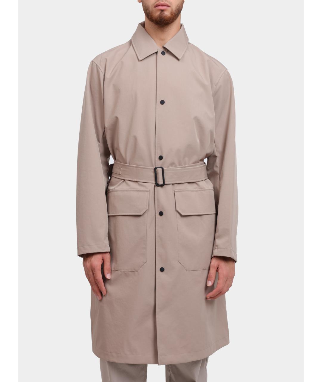 ARMANI EXCHANGE Бежевый тренч / плащ, фото 6