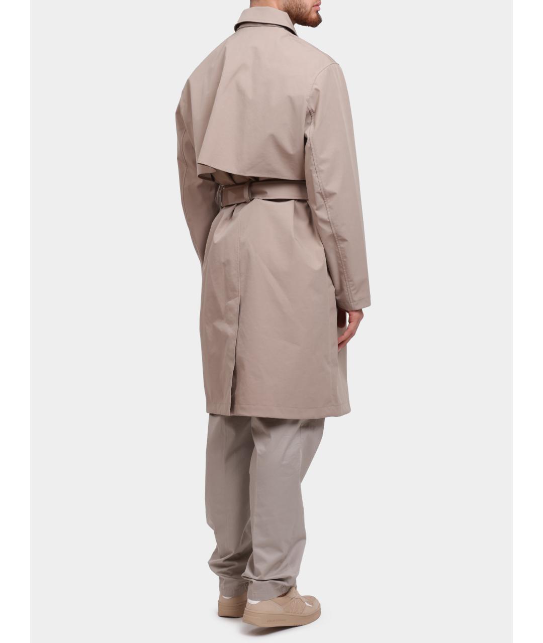 ARMANI EXCHANGE Бежевый тренч / плащ, фото 5