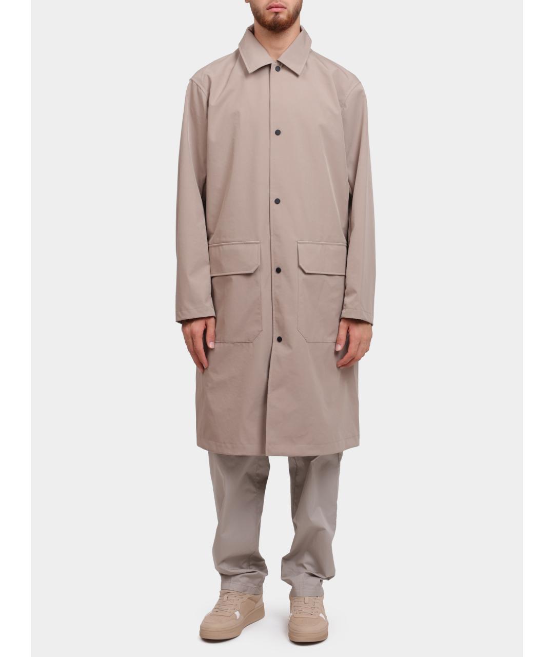 ARMANI EXCHANGE Бежевый тренч / плащ, фото 2