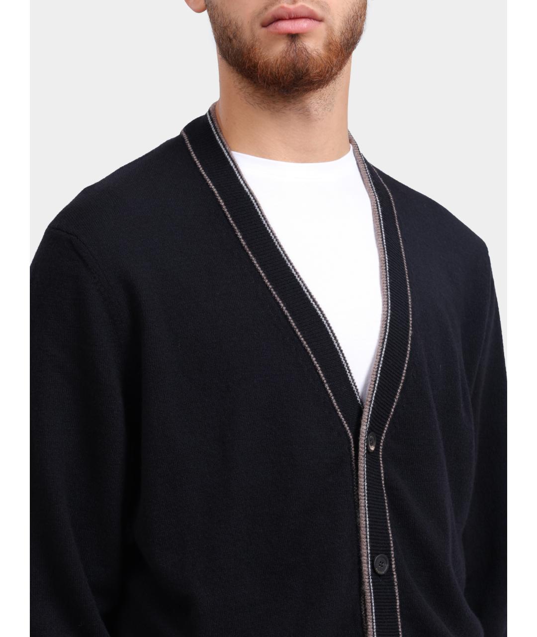 PESERICO Синий шерстяной кардиган, фото 4
