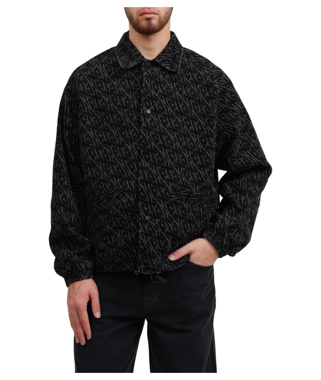 ARMANI EXCHANGE Черная хлопковая куртка, фото 1