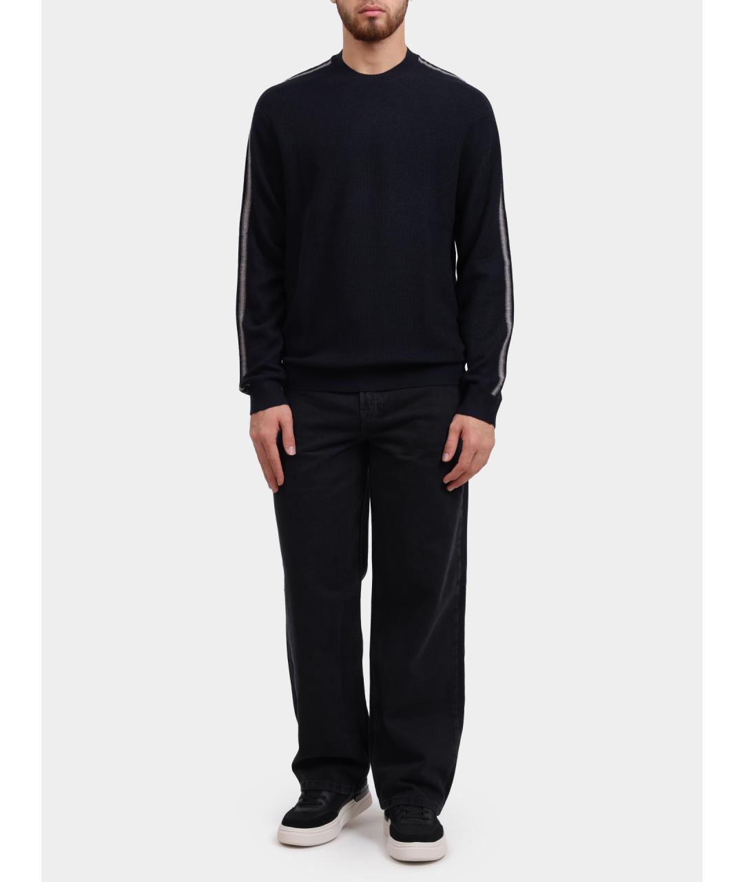 ARMANI EXCHANGE Синий джемпер / свитер, фото 5