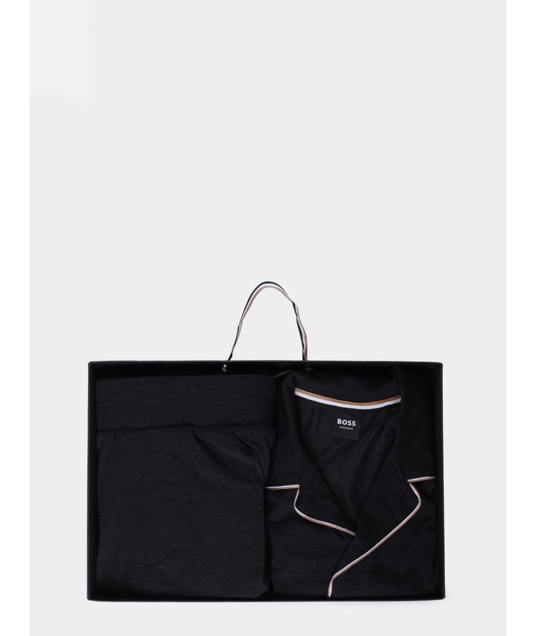 HUGO BOSS Черная пижама, фото 2