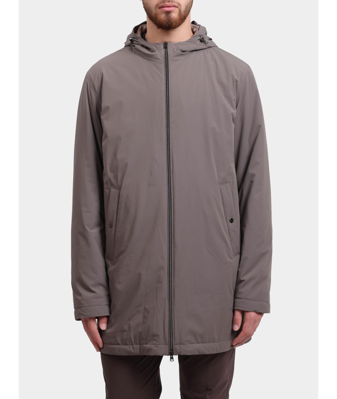 HERNO Бежевая полиамидовая куртка, фото 5