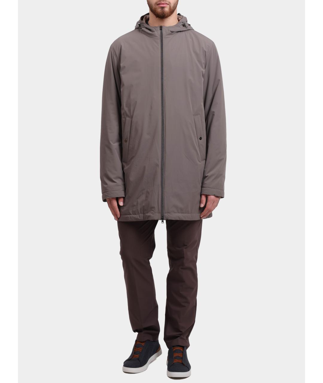 HERNO Бежевая полиамидовая куртка, фото 2