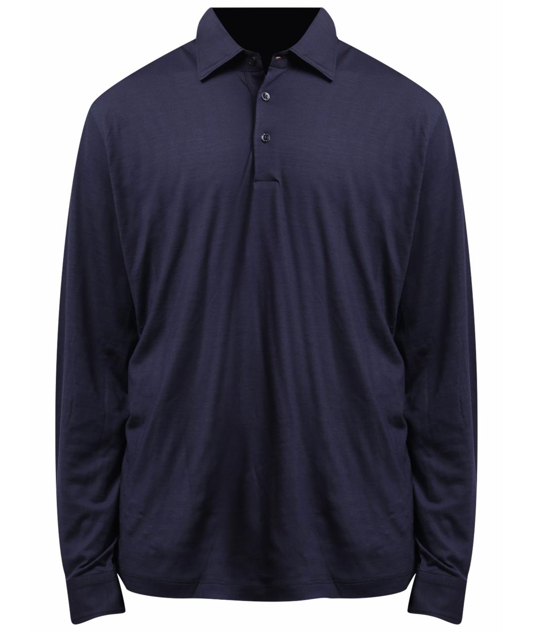 HERNO Темно-синий шерстяной джемпер / свитер, фото 1