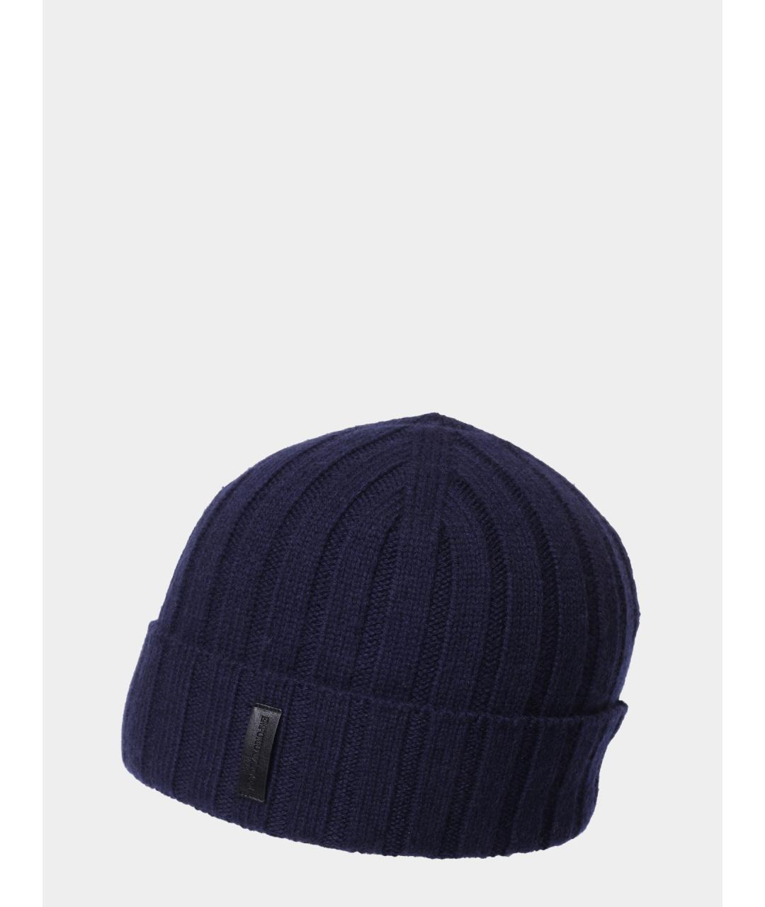 EMPORIO ARMANI Темно-синяя шапка, фото 6