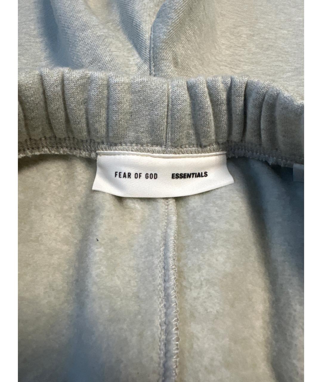 FEAR OF GOD ESSENTIALS Серые хлопковые шорты, фото 3