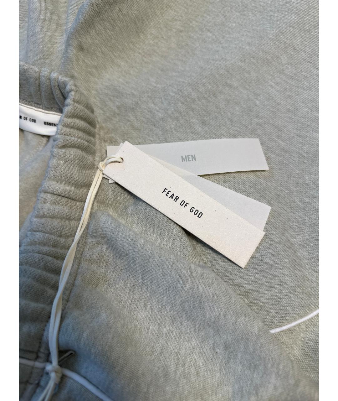 FEAR OF GOD ESSENTIALS Серые хлопковые шорты, фото 4