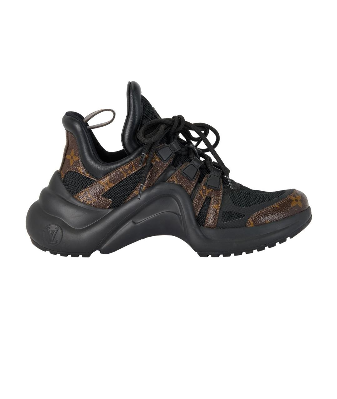 LOUIS VUITTON Черные кроссовки, фото 9