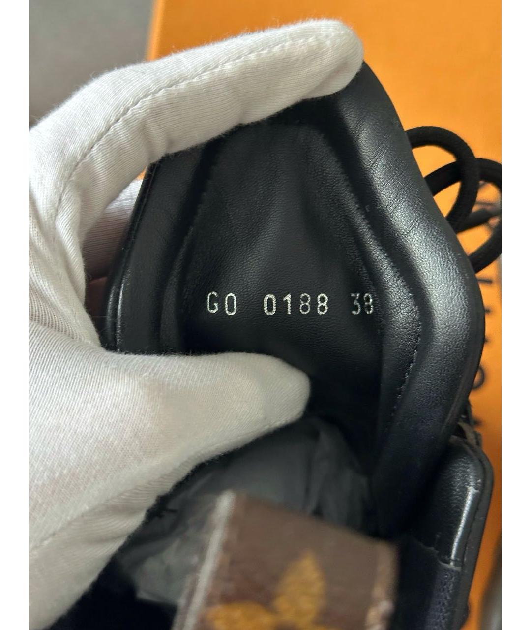 LOUIS VUITTON Черные кроссовки, фото 8