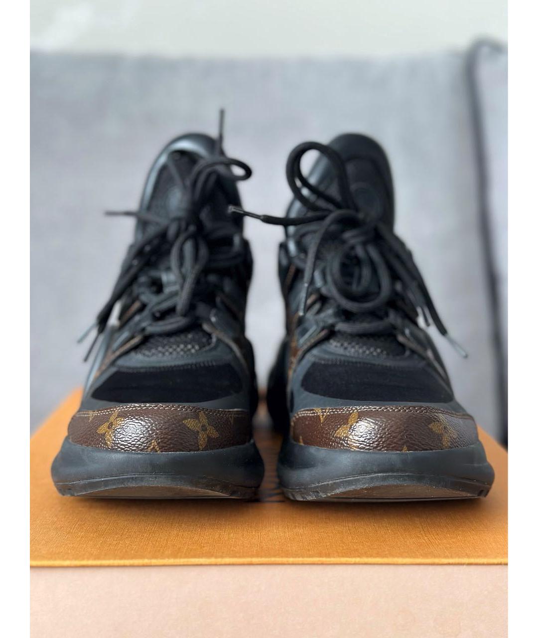 LOUIS VUITTON Черные кроссовки, фото 7