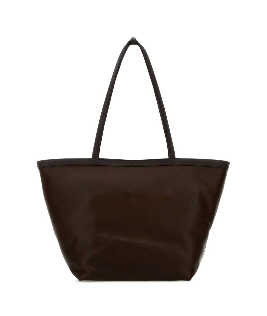 THE ROW Коричневая кожаная сумка тоут, фото 1