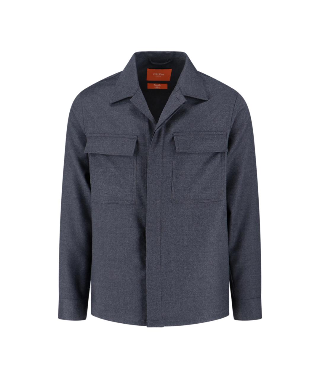 Cruna Серая кэжуал рубашка, фото 1