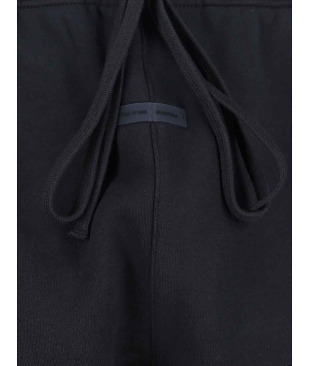 FEAR OF GOD ESSENTIALS Черные хлопковые повседневные брюки, фото 5