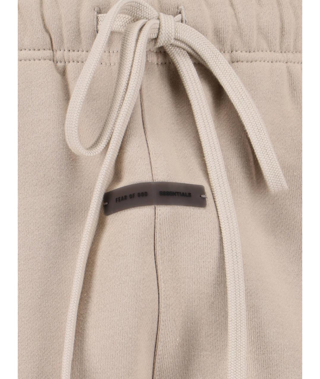 FEAR OF GOD ESSENTIALS Бежевые хлопковые повседневные брюки, фото 4