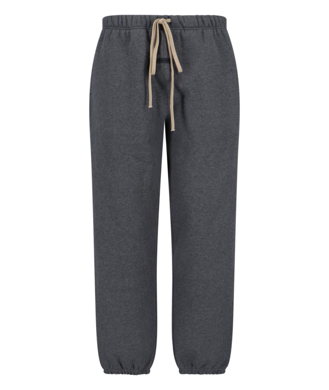 FEAR OF GOD ESSENTIALS Серые хлопковые повседневные брюки, фото 1