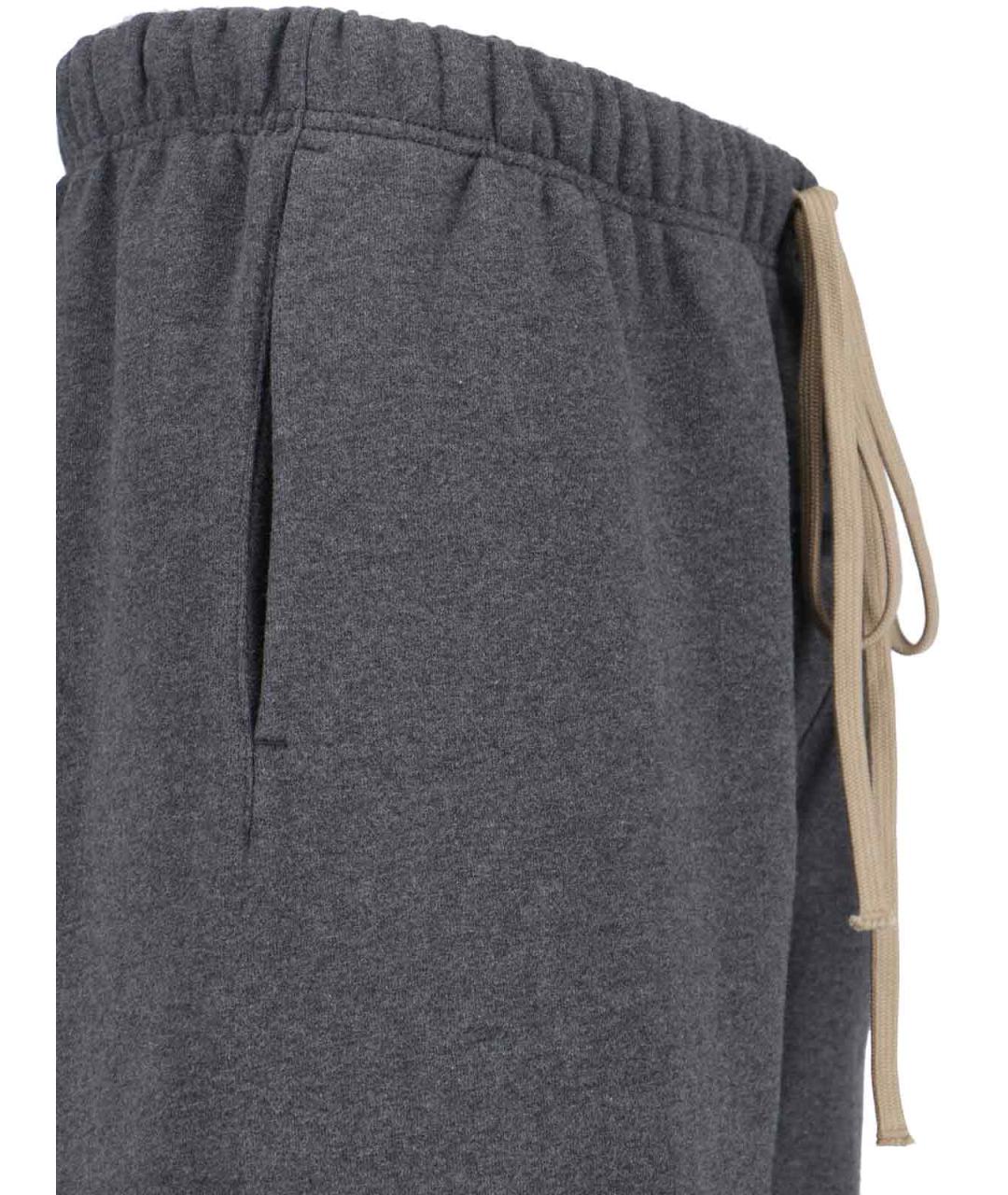 FEAR OF GOD ESSENTIALS Серые хлопковые повседневные брюки, фото 4