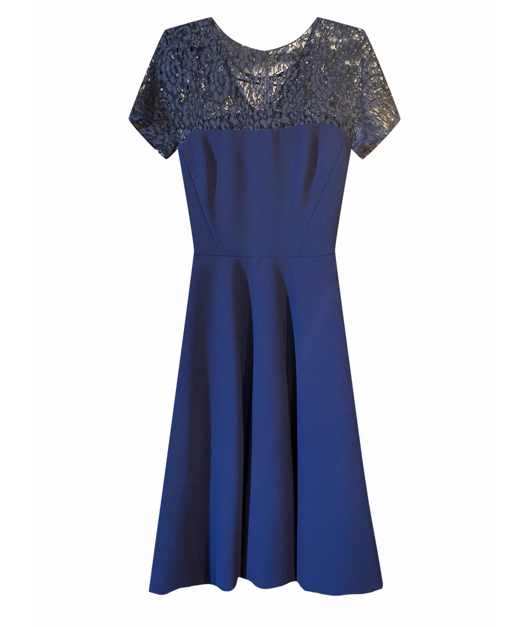 CHAPURIN Синее вискозное повседневное платье, фото 1