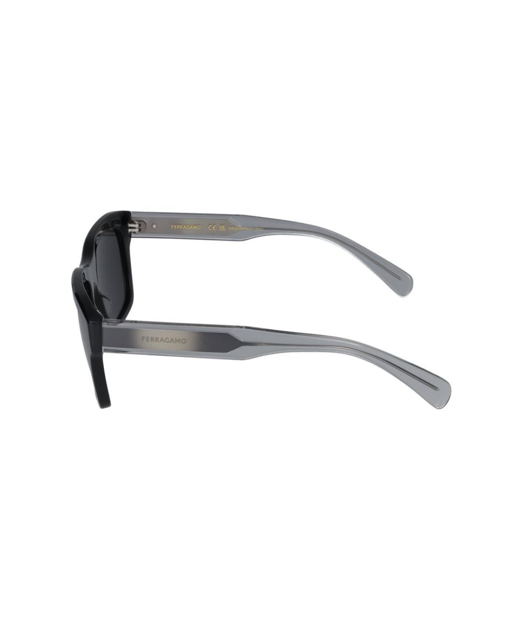 FERRAGAMO Черные солнцезащитные очки, фото 5