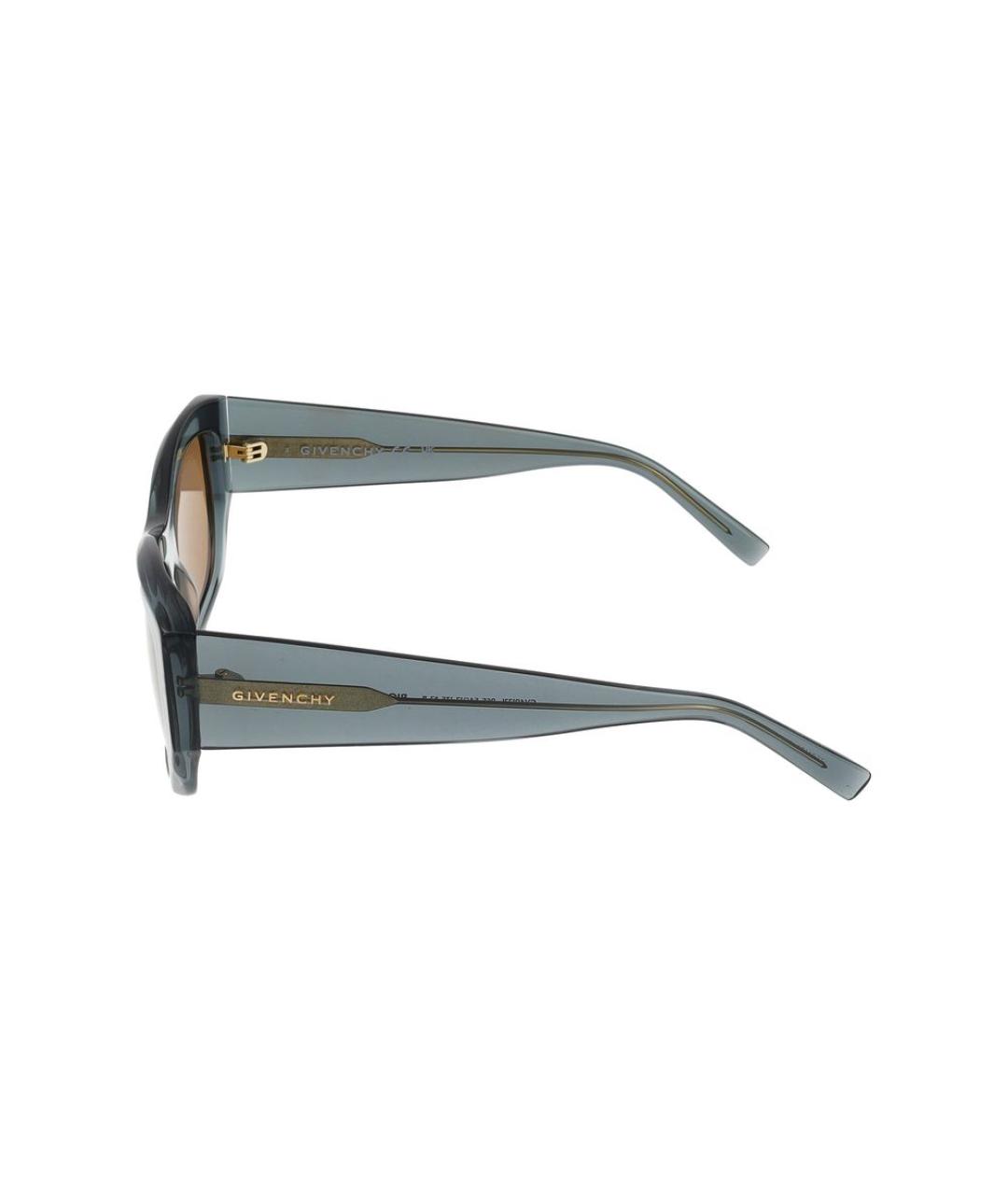 GIVENCHY Синие пластиковые солнцезащитные очки, фото 3