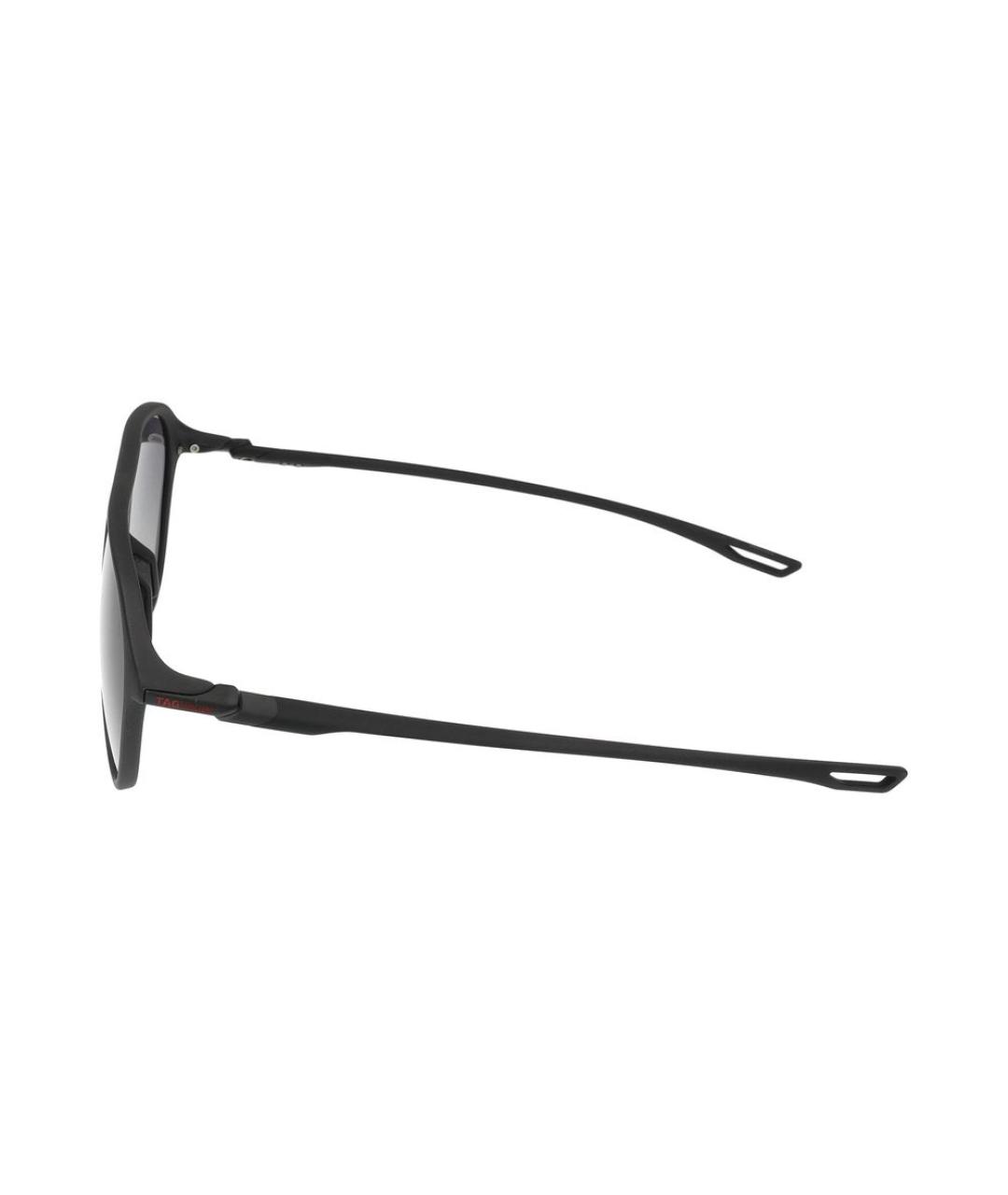 TAG HEUER Черные металлические солнцезащитные очки, фото 3