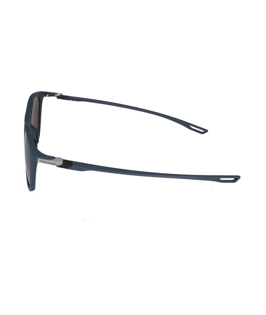 TAG HEUER Темно-синие пластиковые солнцезащитные очки, фото 3