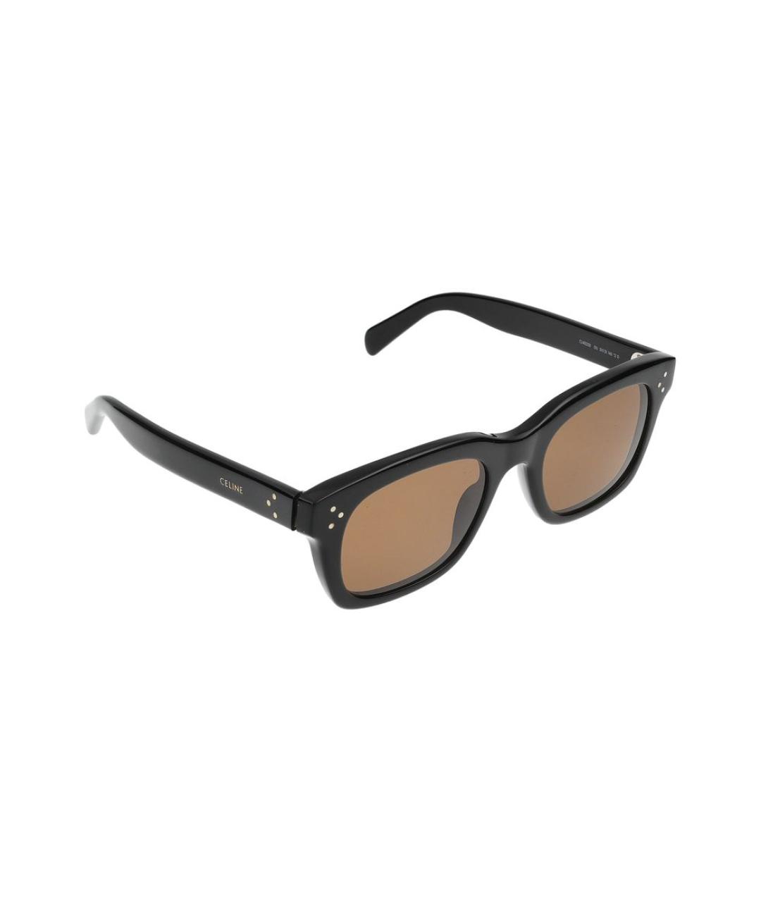 CELINE Черные пластиковые солнцезащитные очки, фото 4
