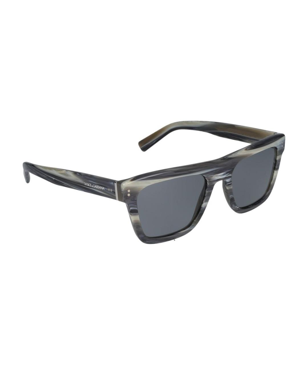 DOLCE&GABBANA Серые солнцезащитные очки, фото 4