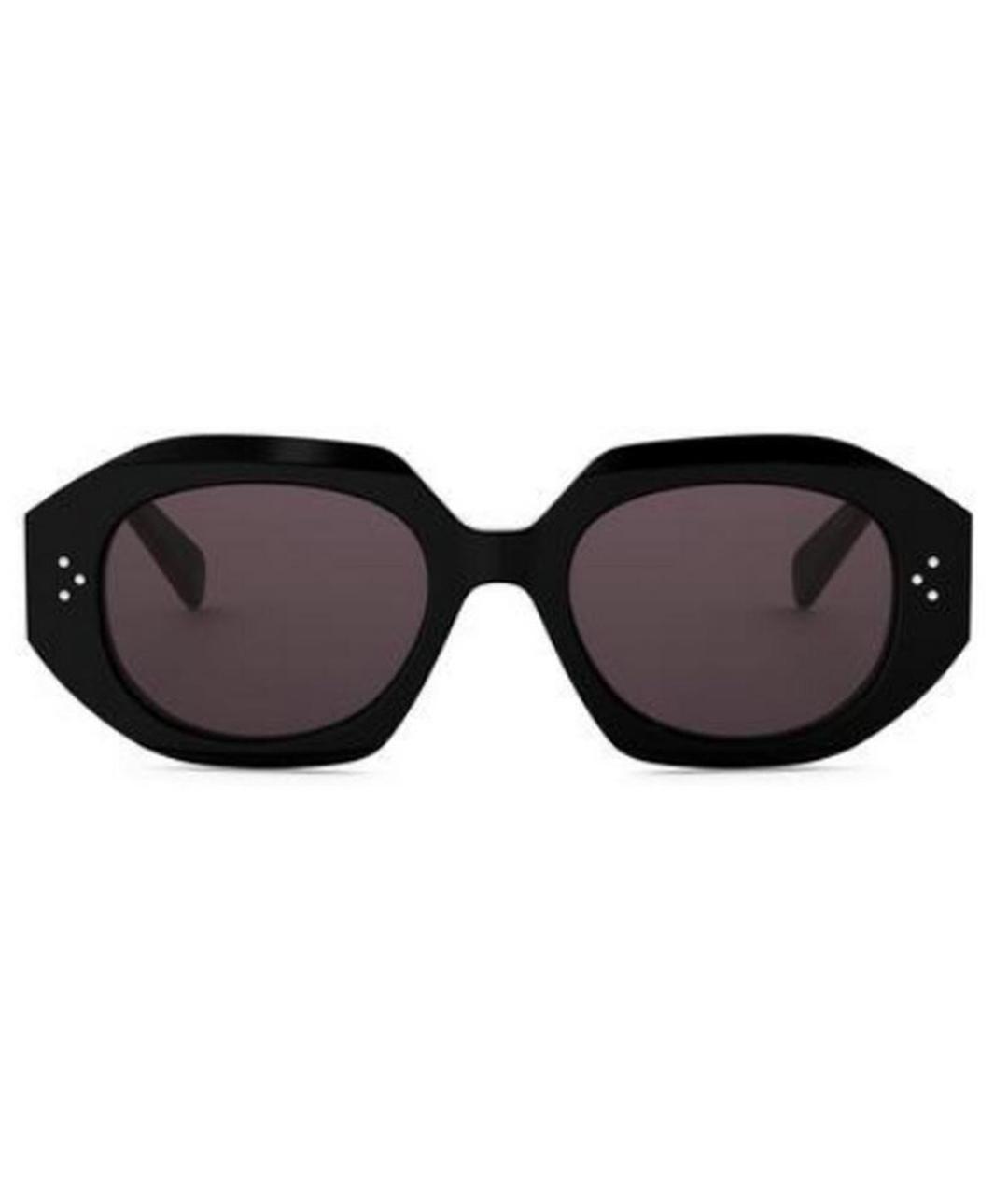 CELINE Черные пластиковые солнцезащитные очки, фото 2