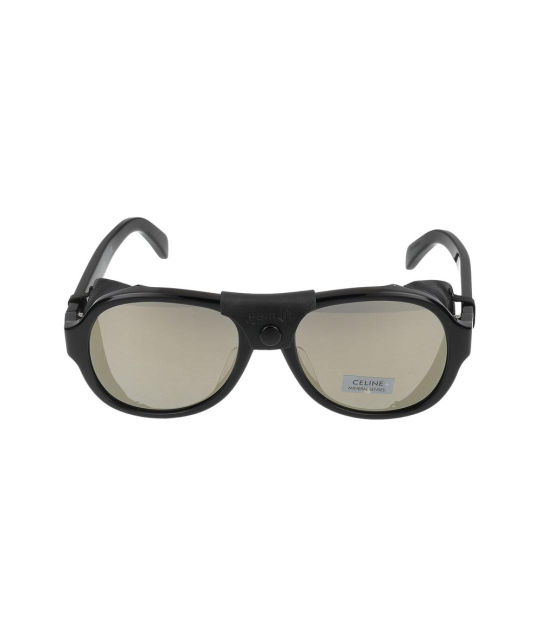 CELINE Черные пластиковые солнцезащитные очки, фото 2