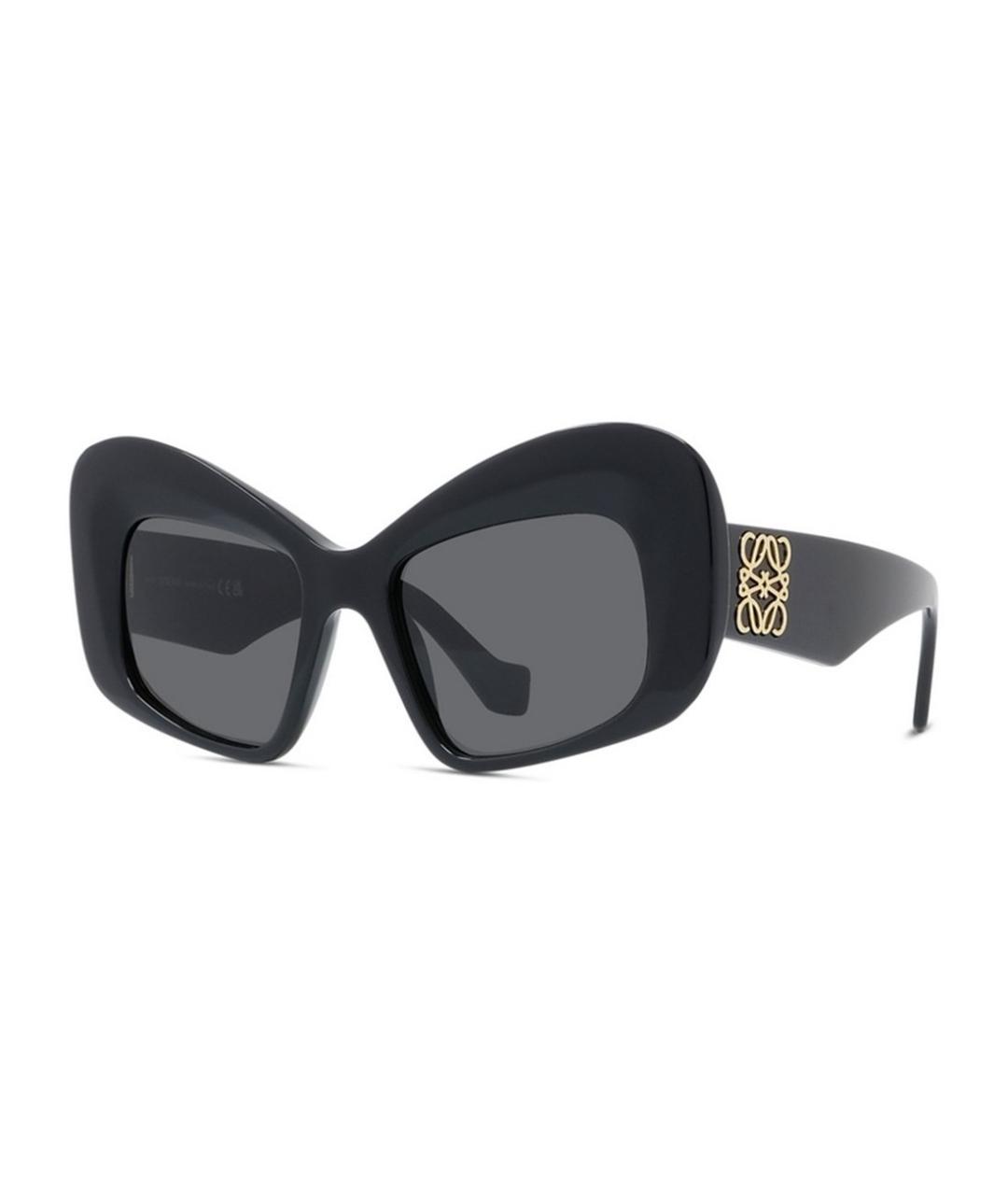 LOEWE Черные пластиковые солнцезащитные очки, фото 1