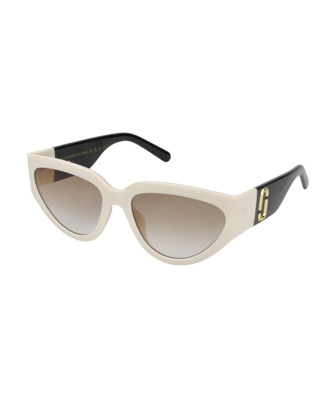 MARC JACOBS Белые пластиковые солнцезащитные очки, фото 1