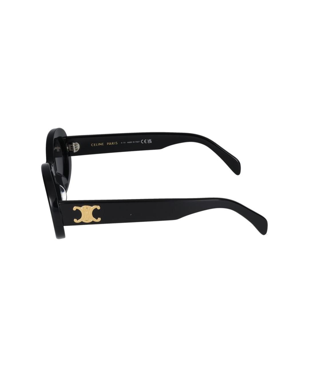 CELINE Черные пластиковые солнцезащитные очки, фото 5
