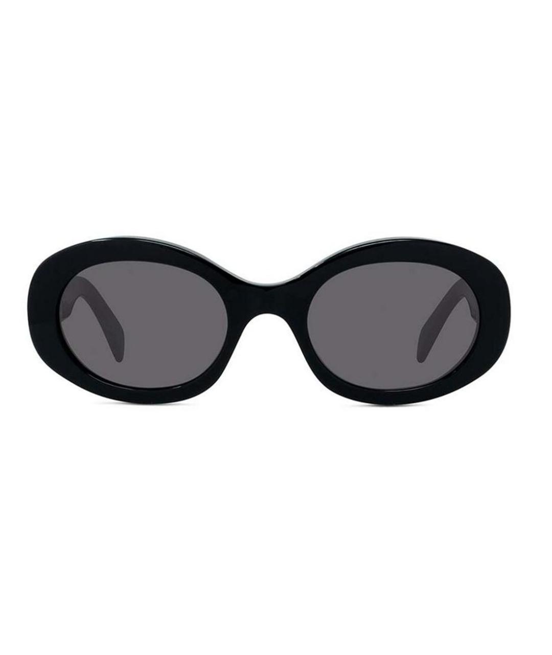 CELINE Черные пластиковые солнцезащитные очки, фото 4