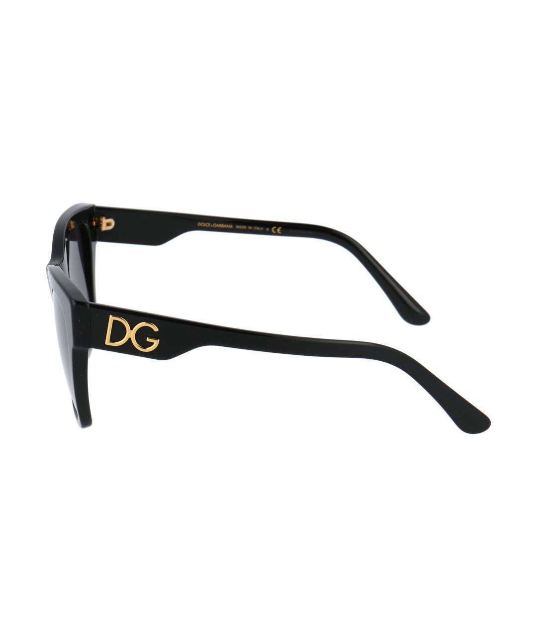 DOLCE&GABBANA Черные солнцезащитные очки, фото 3