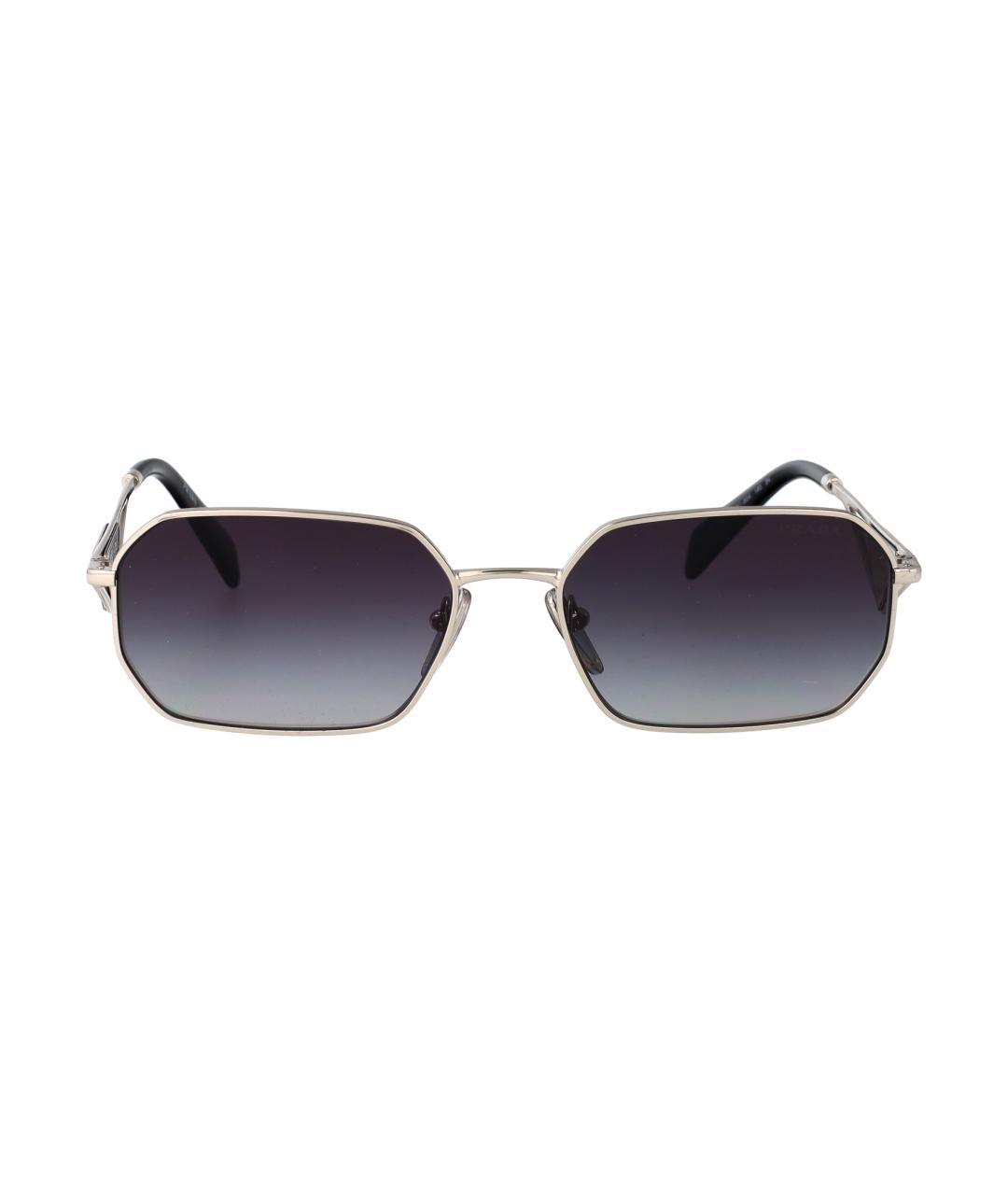 PRADA Серебряные солнцезащитные очки, фото 2