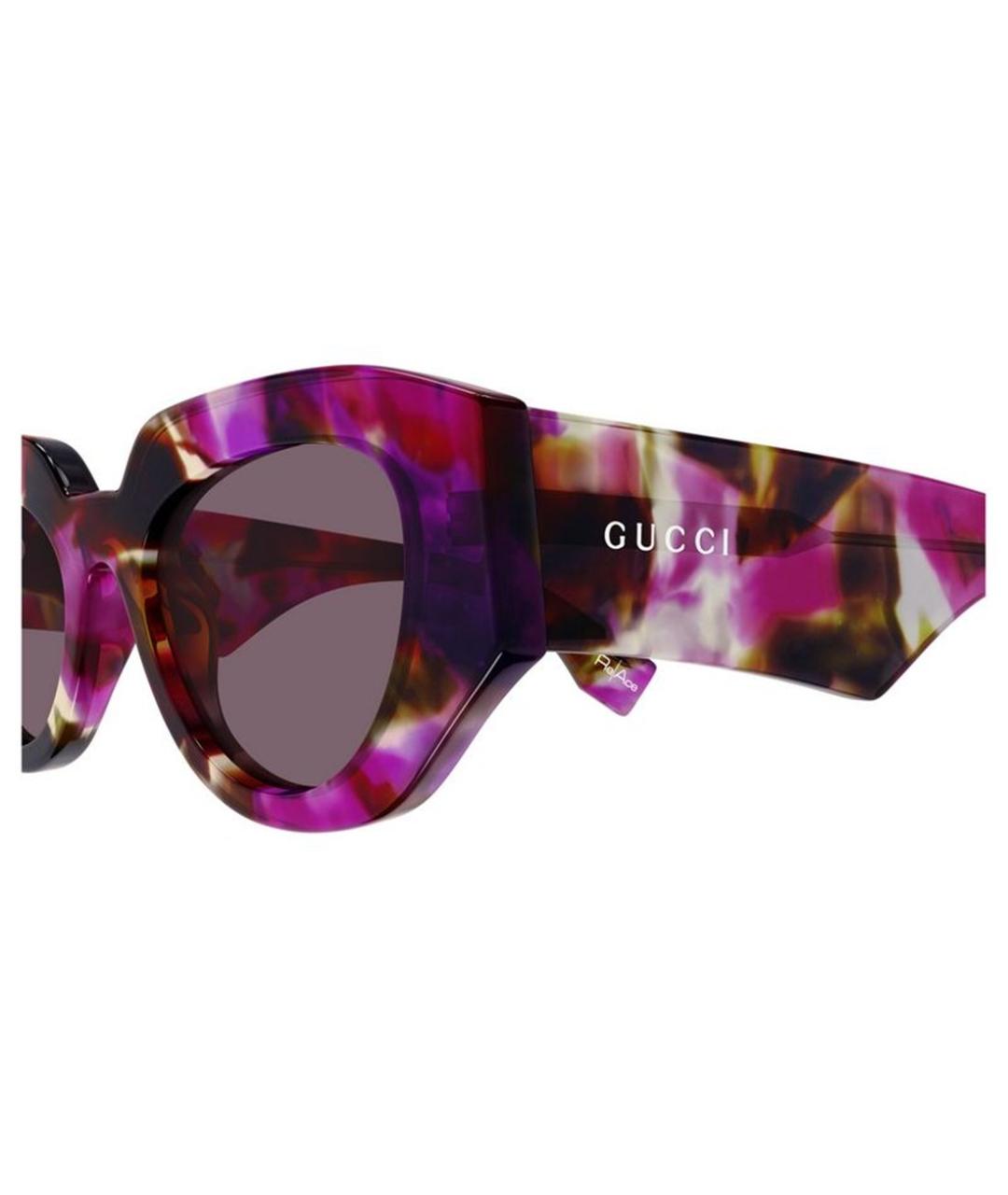 GUCCI Коричневые солнцезащитные очки, фото 5