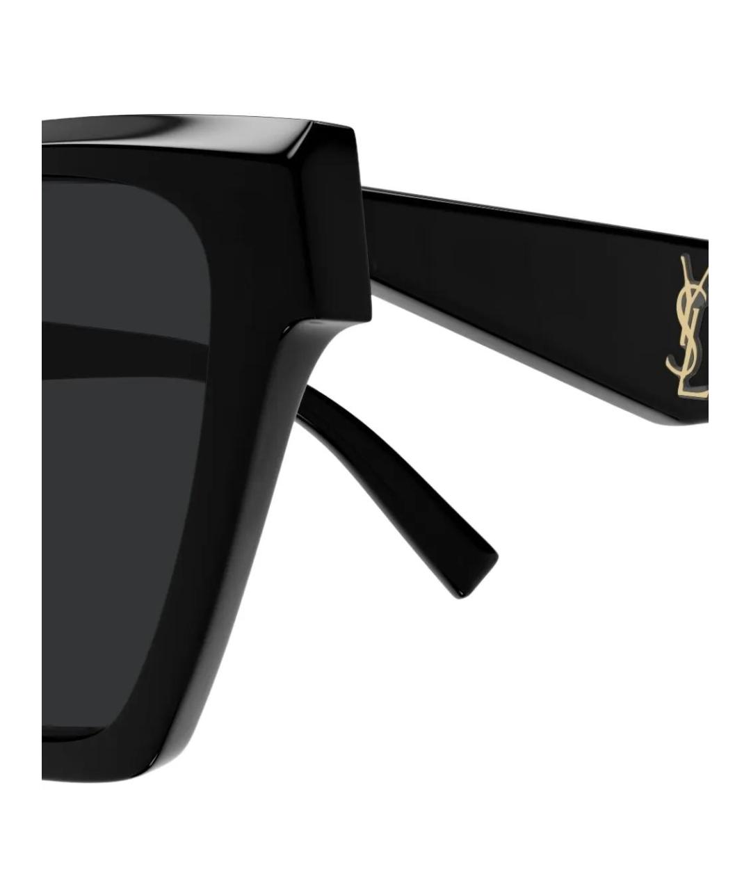 SAINT LAURENT Черные солнцезащитные очки, фото 3