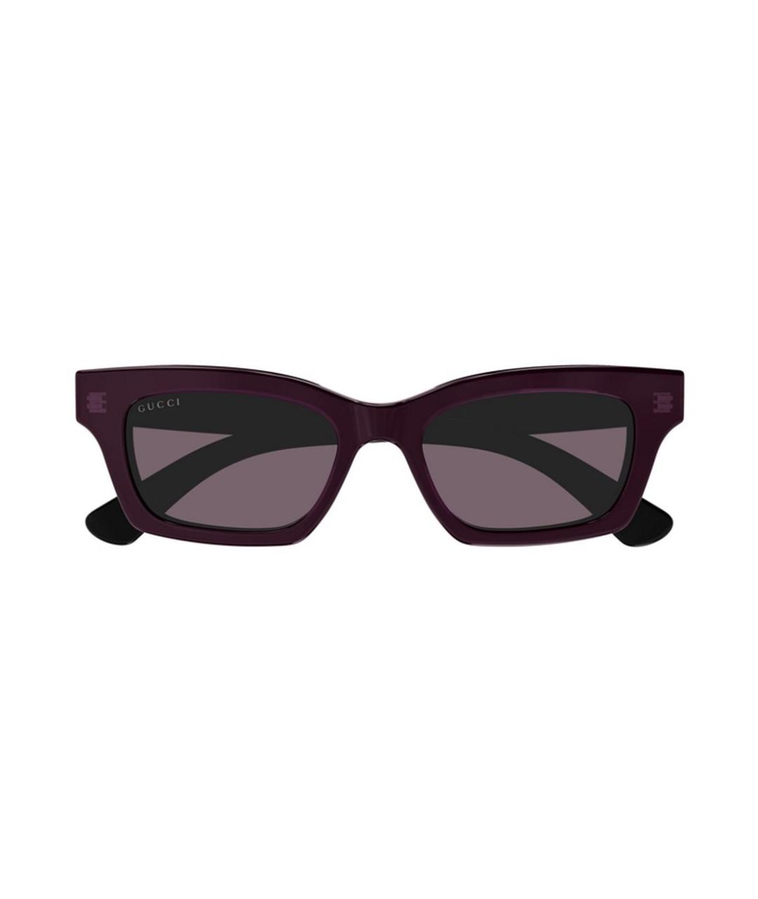 GUCCI Бордовые солнцезащитные очки, фото 2