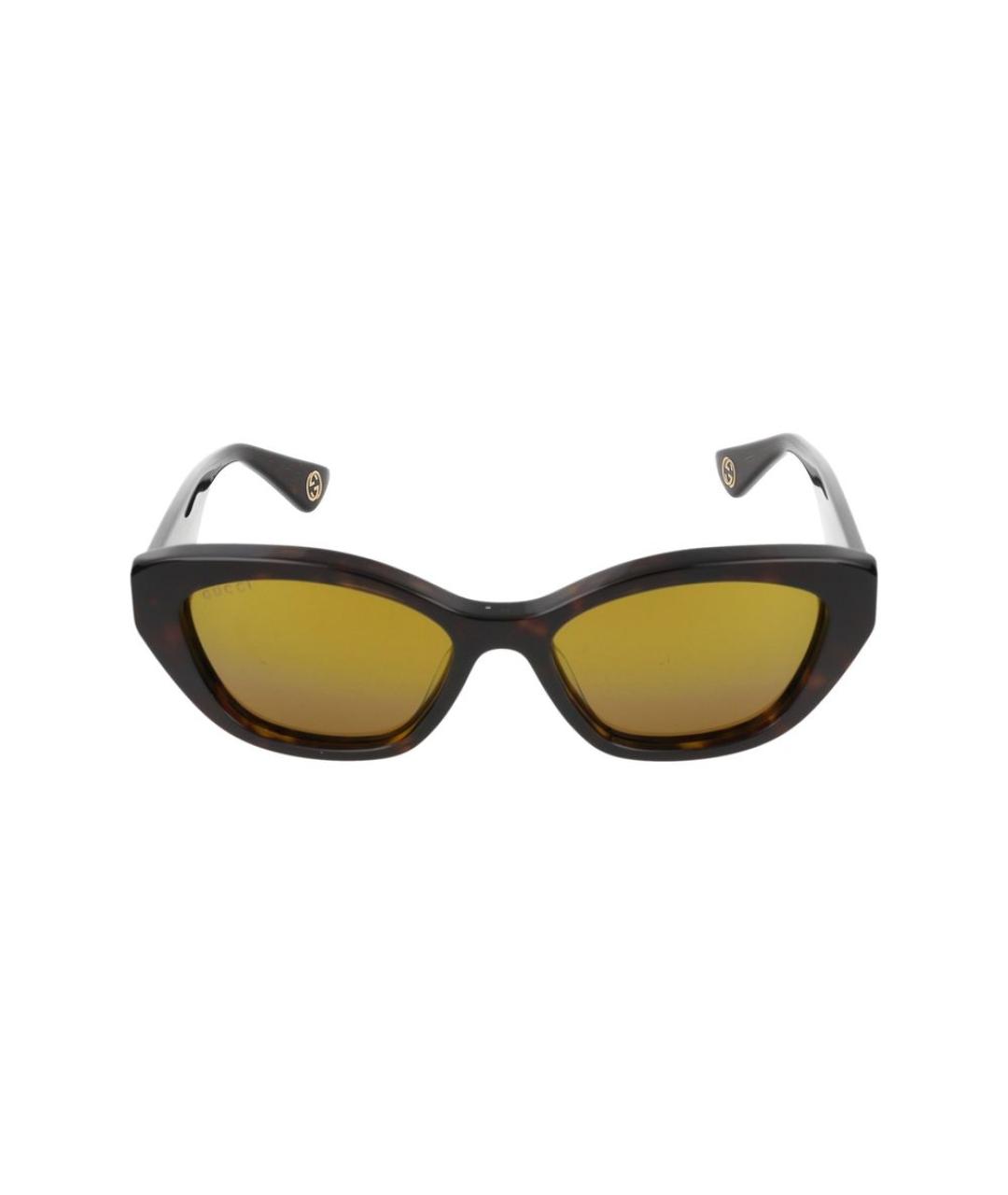 GUCCI Коричневые солнцезащитные очки, фото 2