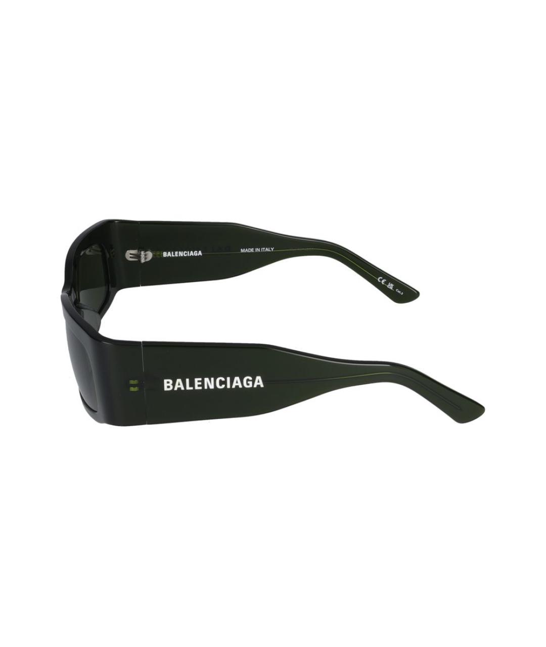 BALENCIAGA Зеленые солнцезащитные очки, фото 3