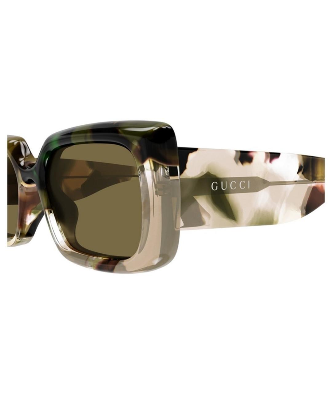 GUCCI Зеленые солнцезащитные очки, фото 3