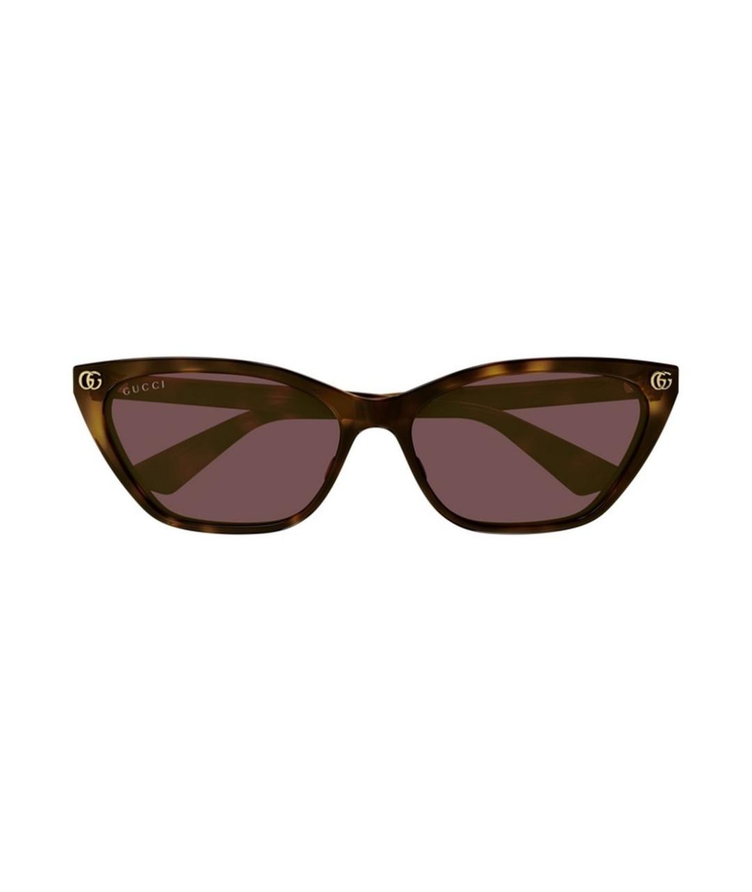 GUCCI Коричневые солнцезащитные очки, фото 2