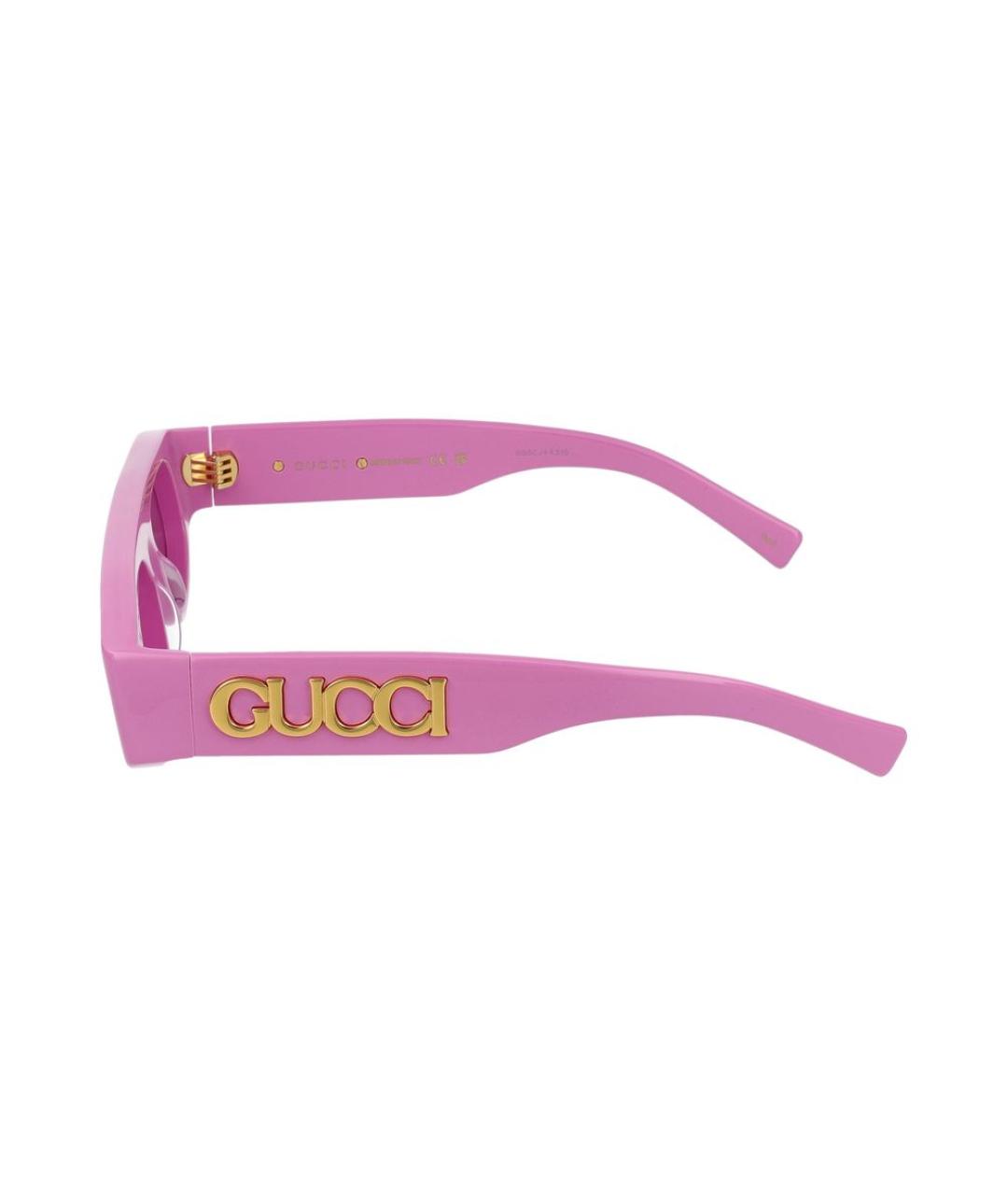 GUCCI Розовые солнцезащитные очки, фото 3