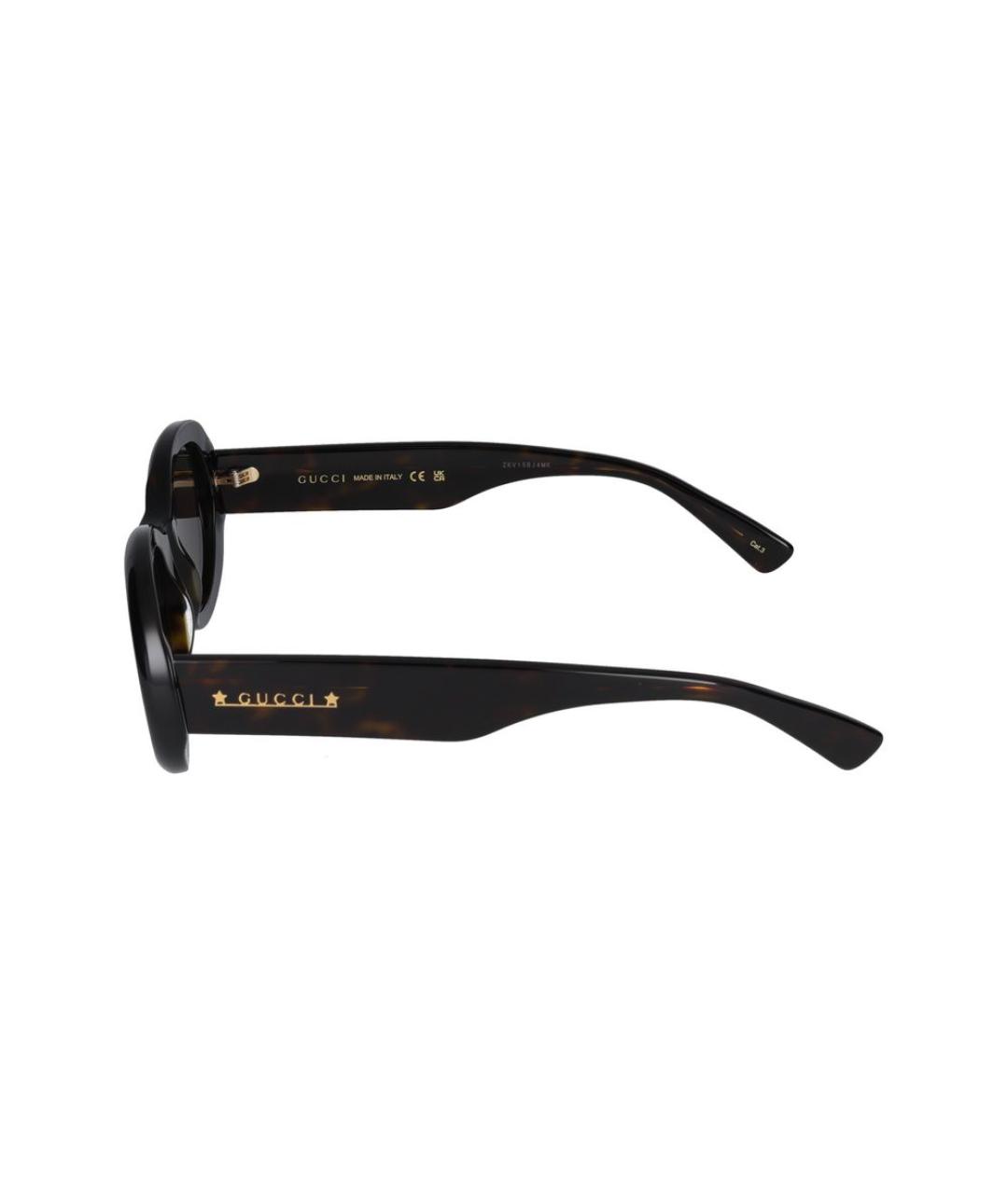 GUCCI Коричневые солнцезащитные очки, фото 3